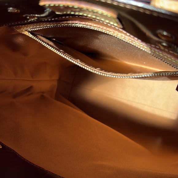Authentic EUC Louis Vuitton Bronze Vernis Shopper Tote - Picture 9 of 13